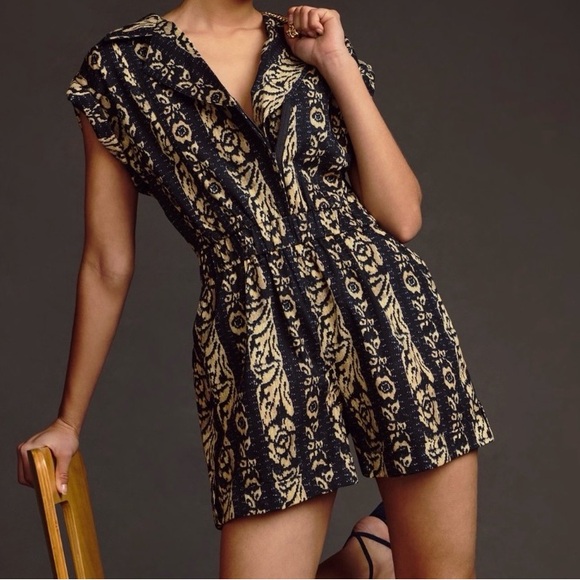 Medium Anthropologie Tiny Ella Romper - Picture 1 of 5